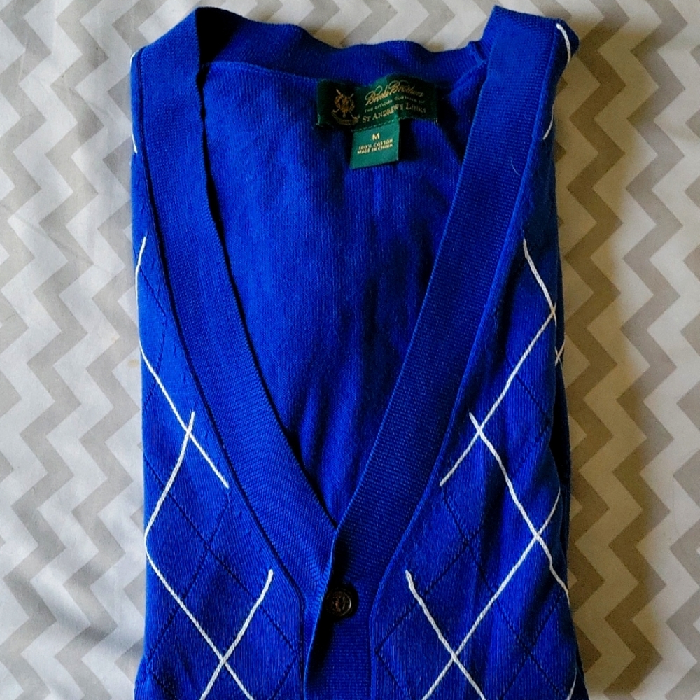 Brooks Brothers, Medium, Blue Light Sweater